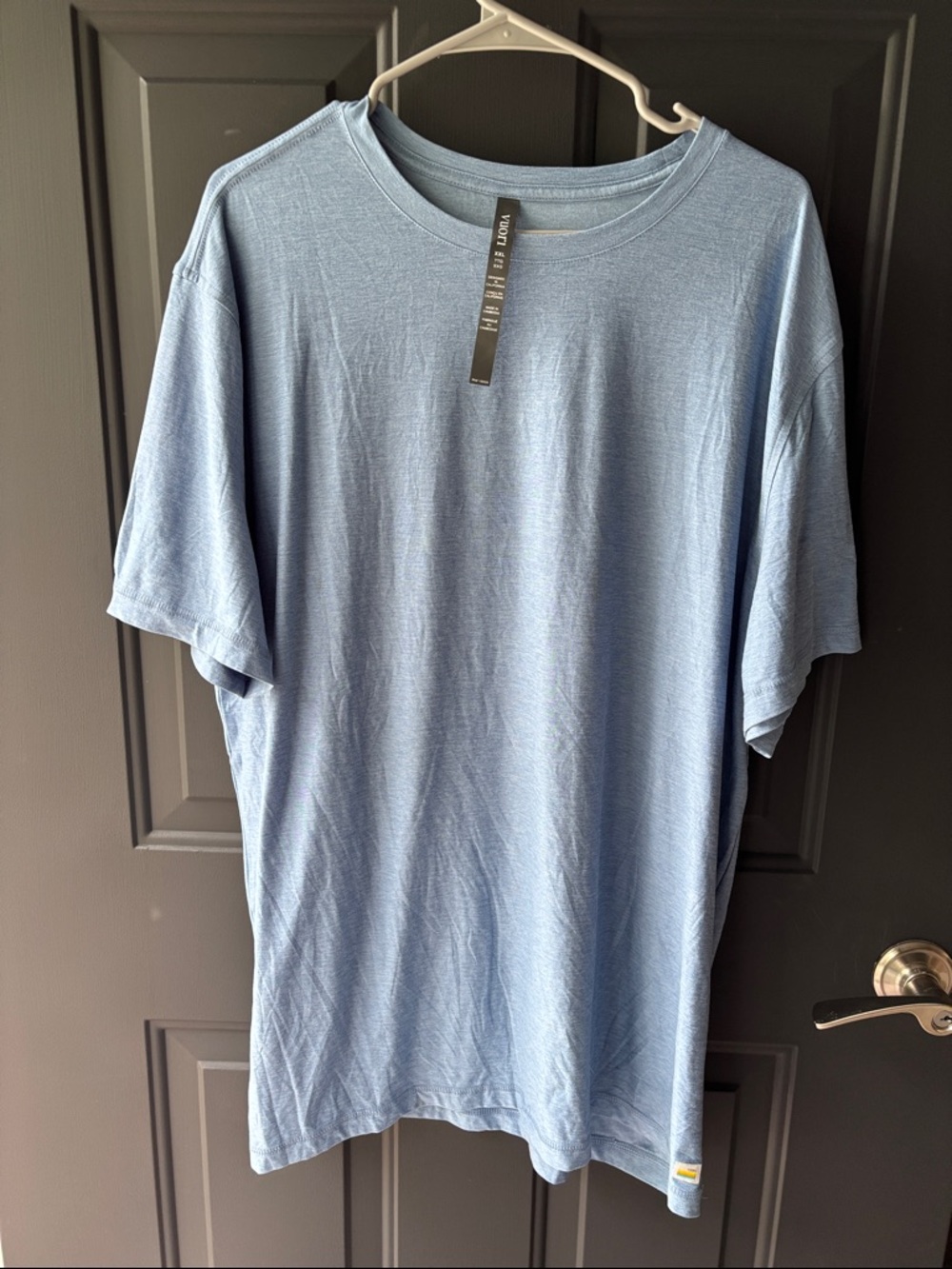 Vuori Men's Sky Blue Crewneck Short Sleeve Tee